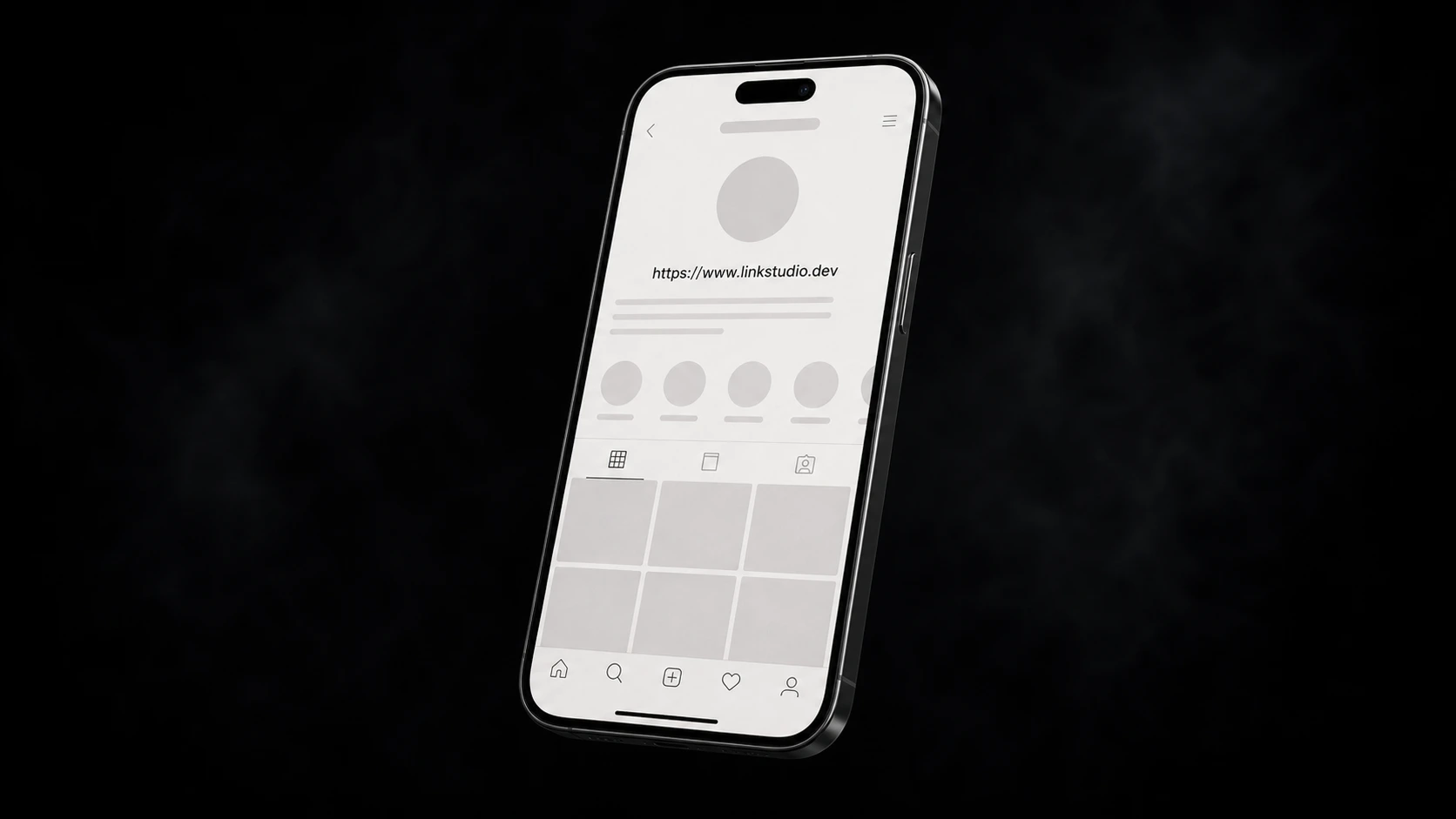Link Studio mobile website replacing a link in bio for local service providers